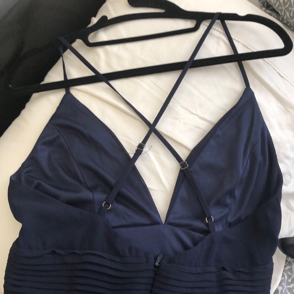 Lulus Navy Maxi Dress - Picture 4 of 6